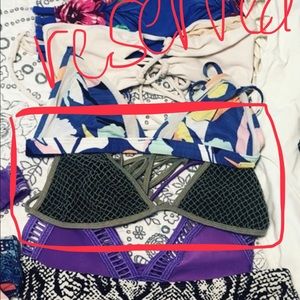 reserved listing, cute mesh bikini top